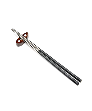 知竹不鏽鋼環保筷(六角形)