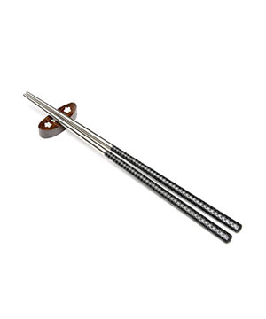 知竹不鏽鋼環保筷(橢圓形)